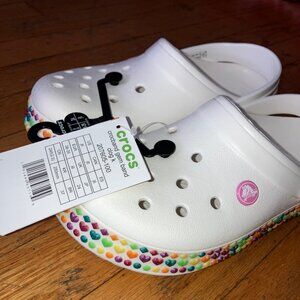 Crocs Girls Rainbow Hearts & Gem